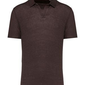 Men’s Linen Polo Shirt, miniatyr 9
